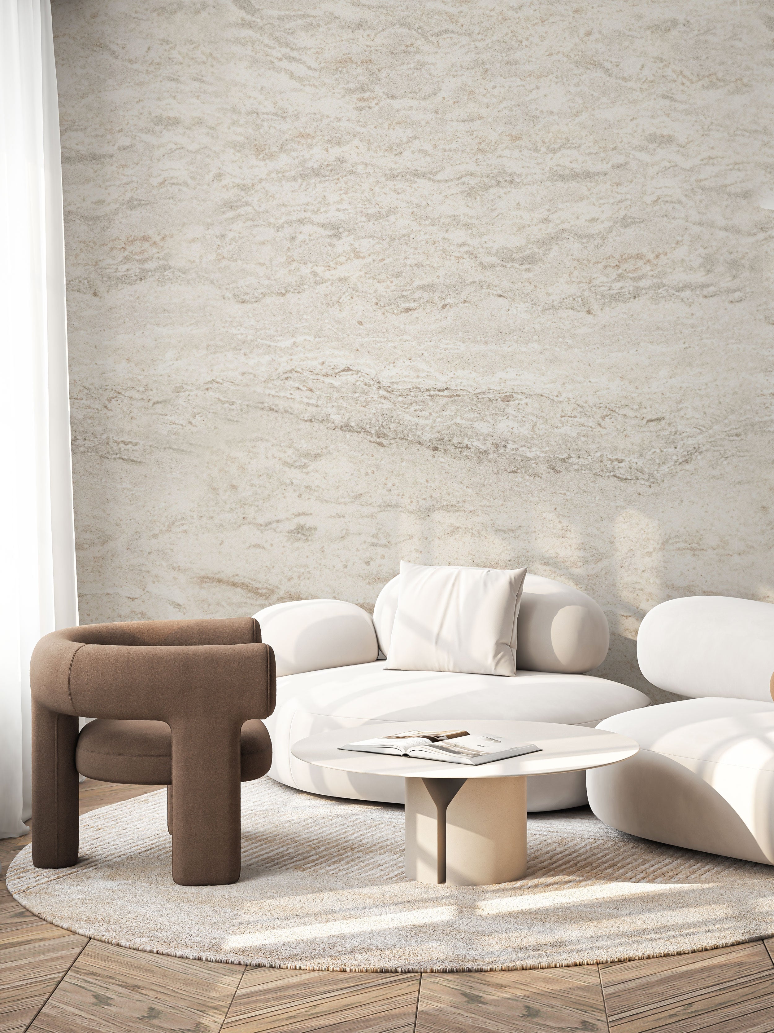 Travertine Light Beige - Eclart Walls