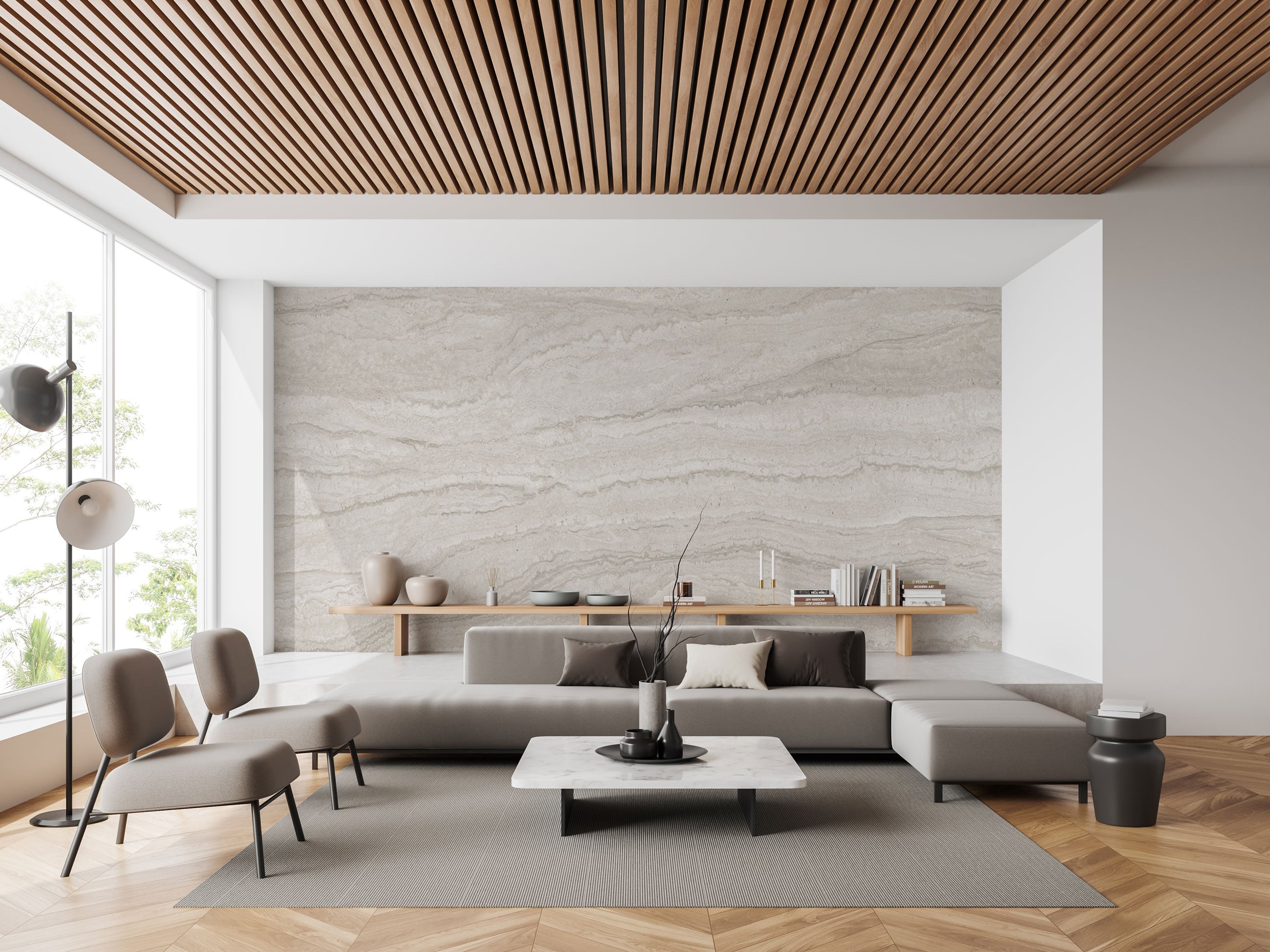 Travertine Light Grey