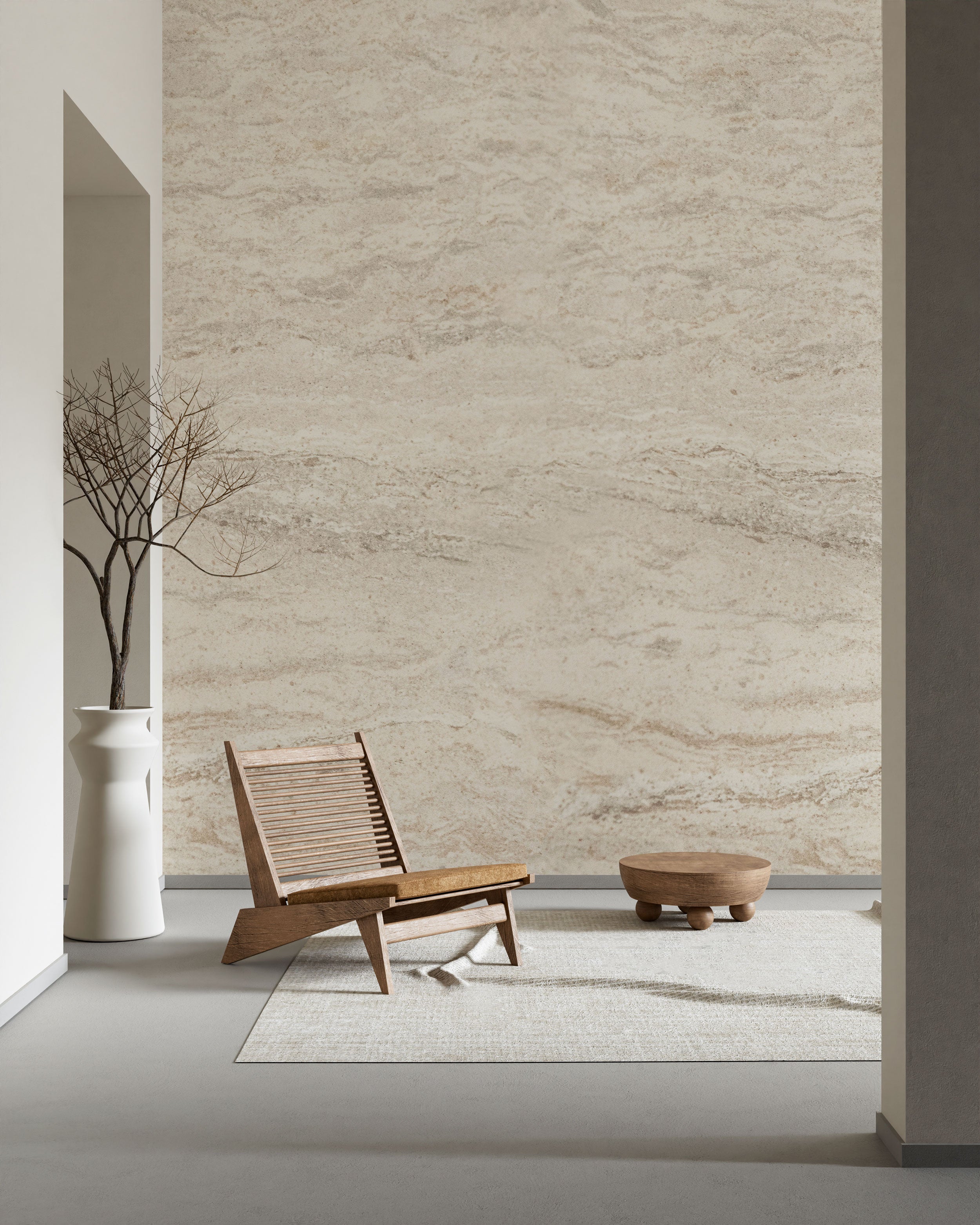 Travertine Light Beige - Eclart Walls