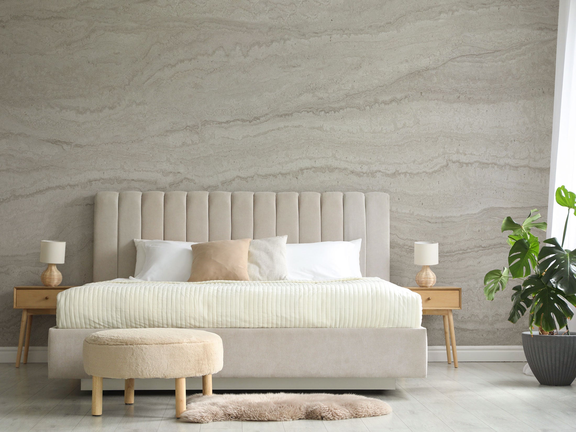 Travertine Light Grey - Eclart Walls
