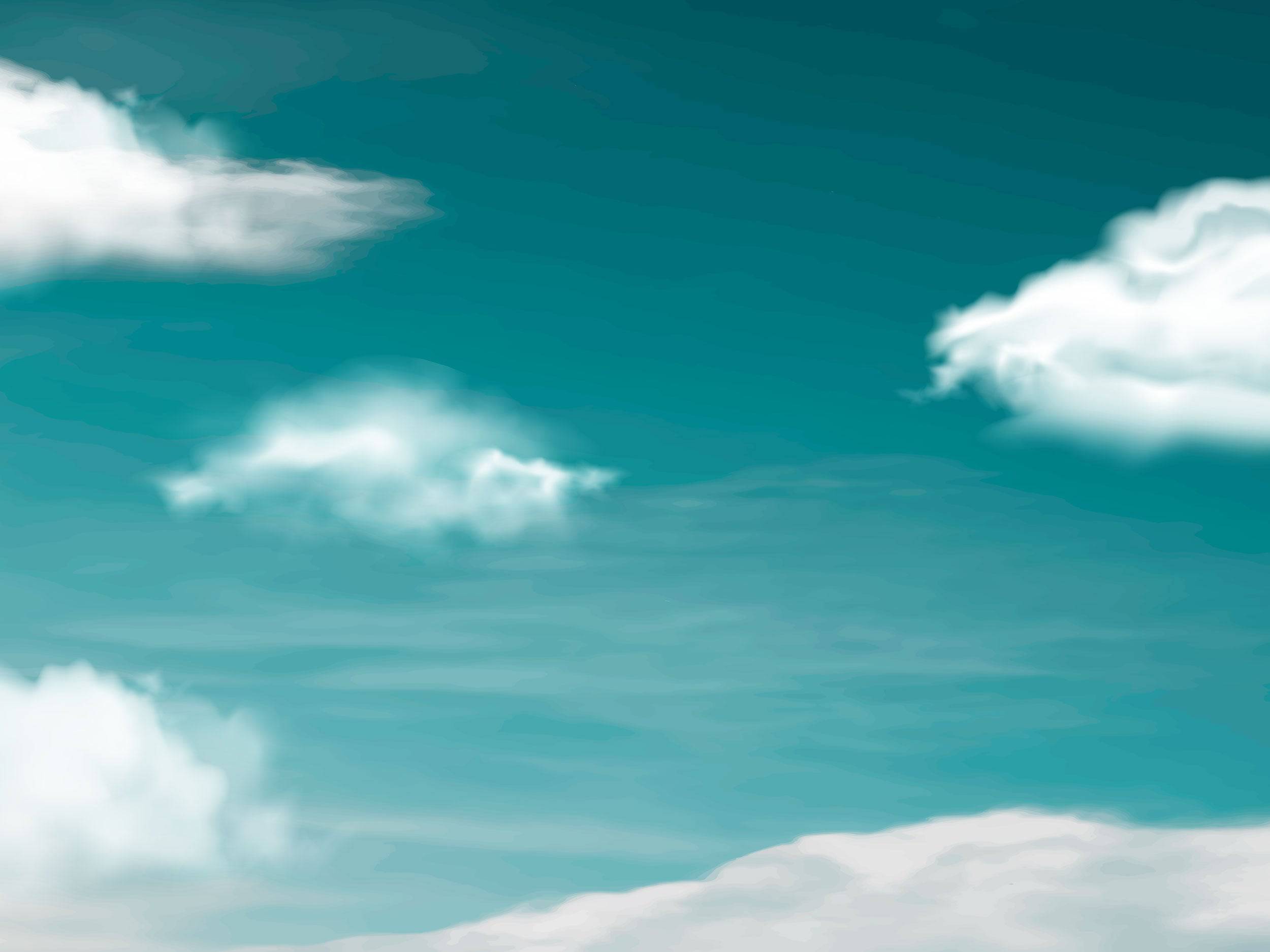 Turquoise Skies Dream - Eclart Walls